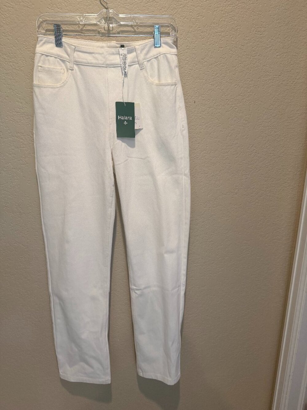 NWT Halara White Denim Jeans size small